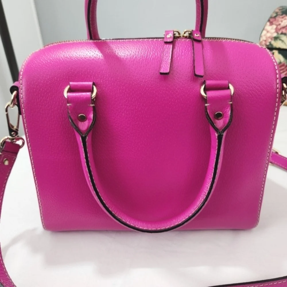 Kate Spade Alessa Satchel Bag Set with Full-size Wallet & Dust Bag Pink